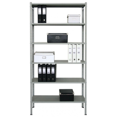 Стеллаж металлический ПРАКТИК MS 6 полок 1000х400х2200