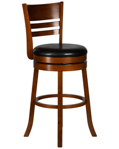 Полубарный стул Империя стульев WILLIAM COUNTER LMU-4393 black, коричневый/черный