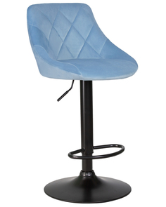 Барный стул Империя стульев BlackBase powder light blue (MJ9-74), черный/пудрово-голубой