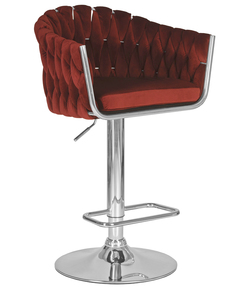 Барный стул Империя стульев MARCEL LM-9692 wine (MJ9-35), хром/винный