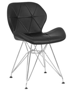Стул Империя стульев BUTTERFLY CHROME, черный