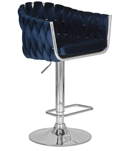 Барный стул Империя стульев MARCEL LM-9692 blue (MJ9-117), хром/синий