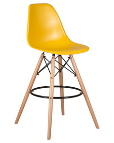 Барный стул Империя стульев DSW BAR LMZL-PP638G gorch, черный/горчичный