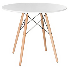 Кухонный стол Ergozen Eames DSW Pro, белый, 80 см