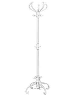 Вешалка напольная В 2Н белый Мебелик