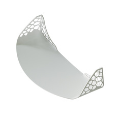 Полка настенная для гостиной, спальни, детской, офиса, TEMPACHE 48х12х20см, белая, 1шт