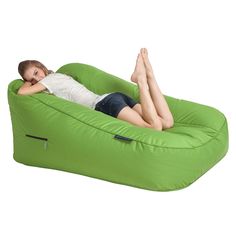 Шезлонг лаунж для бассейна Satellite Twin Sofa - Rainforest Retreat (зеленый, оксфорд) Ambient Lounge