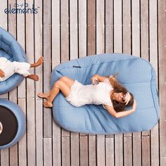 Шезлонг для бассейна Satellite Twin Sofa - Oceana (оксфорд) - мягкая садовая лаунж мебель Ambient Lounge