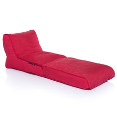 Мягкий шезлонг трансформер для бассейна Conversion Lounger - Toro Red (красный, оксфорд)