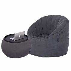 Садовое кресло со столиком Cove Package - Black Rock (черный, оксфорд) Ambient Lounge