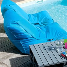 Кресло на дачу aLounge - Evolution Sofa - Aquamarine (оксфорд) - мягкая садовая мебель