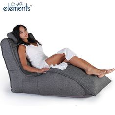 Кресло-шезлонг Avatar Sofa - Titanium Weave (серый, оксфорд) - садовая уличная мебель Ambient Lounge
