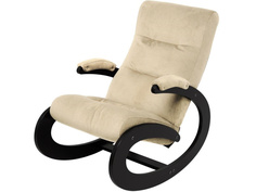 Кресло-качалка мягкое Glaider Экси венге Verona Vanilla