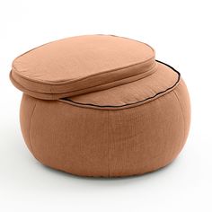 Бескаркасный пуф-оттоманка aLounge - Wing Ottoman - Terra Cocta (шенилл, терракотовый)