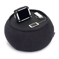Журнальный столик пуф Ambient Lounge - Versa Table - Black Sapphire (черный)