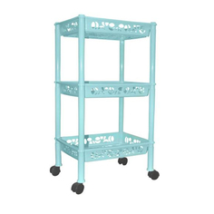 Этажерка 3-х секц.прямоугольная Prima малая бирюзовый P&C