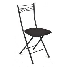 Складной стул со спинкой для кухни из экокожи Nika ССН1/8