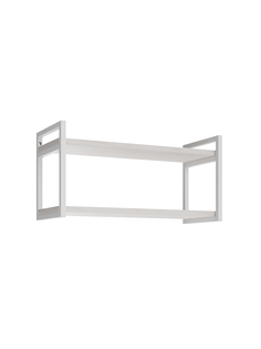 Полка настенная лофт, двойная WoodMebEco