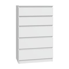 Комод белый 5 ящиков Норд №1 700.5 Форес