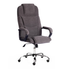 Кресло компьютерное офисное на колесиках Tetchair BERGAMO серый