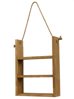 Полка настенная KETT-UP ECO ART, 3 яруса, 35см, орех