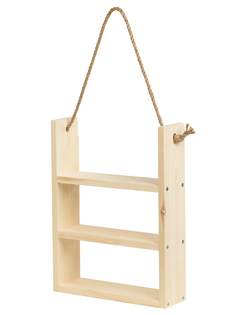 Полка настенная KETT-UP ECO ART, 3 яруса, 35см, без покрытия