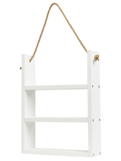 Полка настенная KETT-UP ECO ART, 3 яруса, 35см, белый