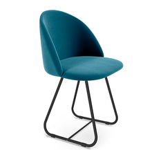 Стул Sheffilton SHT-ST35/S38, тихий океан/черный муар