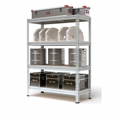 Метал.Мебель P_МС-Т 15514-2.0 стеллаж с 4-мя полками 1550х535х2000 382927 Titan