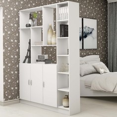 Стеллаж-перегородка Гамма, 1500х2076х330, Белый No Brand