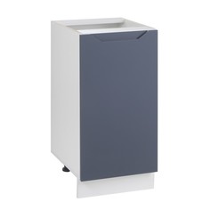 Шкаф напольный 400 Хельга, 400х500х824, Белый/Маренго софт МДФ No Brand