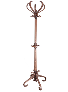 Вешалка напольная Мебелик В 10Н средне-коричневый