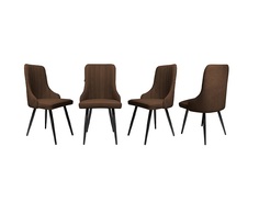 Комплект стульев Ridberg ЛОНДОН Wool 4 шт. Coffee