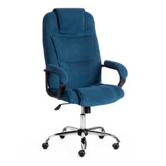 Кресло компьютерное офисное на колесиках Tetchair BERGAMO синий