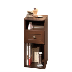 Тумба прикроватная приставная Hoff Sherlock 80303087 28,2x35x69,6 см, ясень анкор тёмный