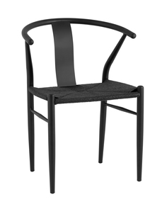 Стул обеденный Wishbone Style черный Stool Group