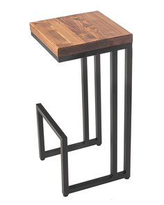 Барный стул ilwi MBL-P-SL-C-1-W/1/3 лофт квадратный высокий для кухни и бара