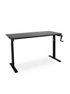 Геймерский игровой стол LuxAlto с механической регулировкой, черный, 140x60x2.5см, 34087
