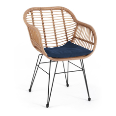 Стул Адриан арт.GS006, бежевый синий "Garden story"