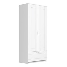 Шкаф комбинированный 2дв, 1я Сириус 780х500х1900 белый No Brand