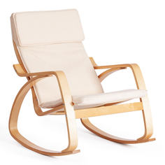 Кресло-качалка TetChair, ткань бежевая