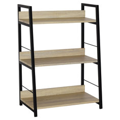 Стеллаж на металлокаркасе BRABIX "LOFT SH-002", 600х350х845 мм, цвет дуб натуральный, 6412 No Brand