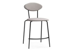 Полубарный стул Woodville Коумо катания смок/черный матовый