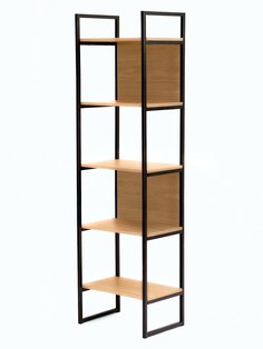 Шкаф Стеллаж TymKo Лофт (Loft) 5 полок цвет дуб сорренто 175х50х35 см