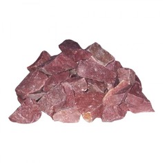 Камень Малиновый кварцит колотый (коробка 20кг) Stones Kareliya