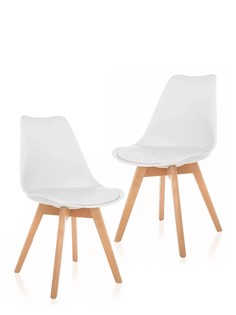 Комплект стульев 2 шт. byROOM ELM, white