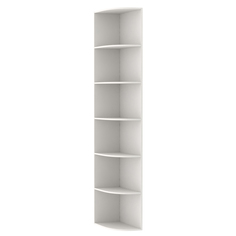 Стеллаж Hoff 80326458 30,1х60,1х240 см, белый снег