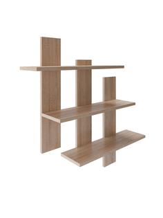 Полка Good Дом Степ 84х84х16 см, Сонома