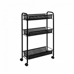 Стеллаж Garden Story Ладья 1К, черный