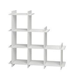 Стеллаж Мэрдэс Cross, белый Merdes